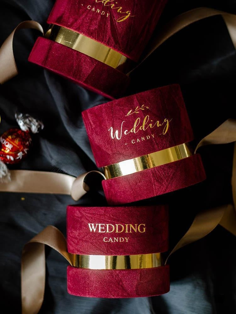 Velvet Cloth Wedding Simple Mori Gift Box