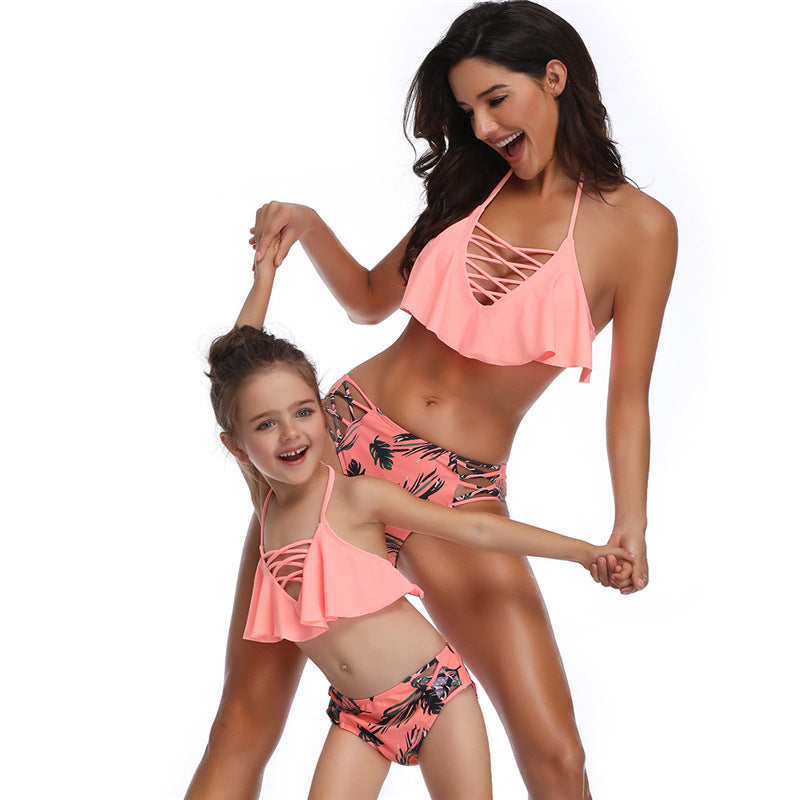New European And American Parent-child Swimwear