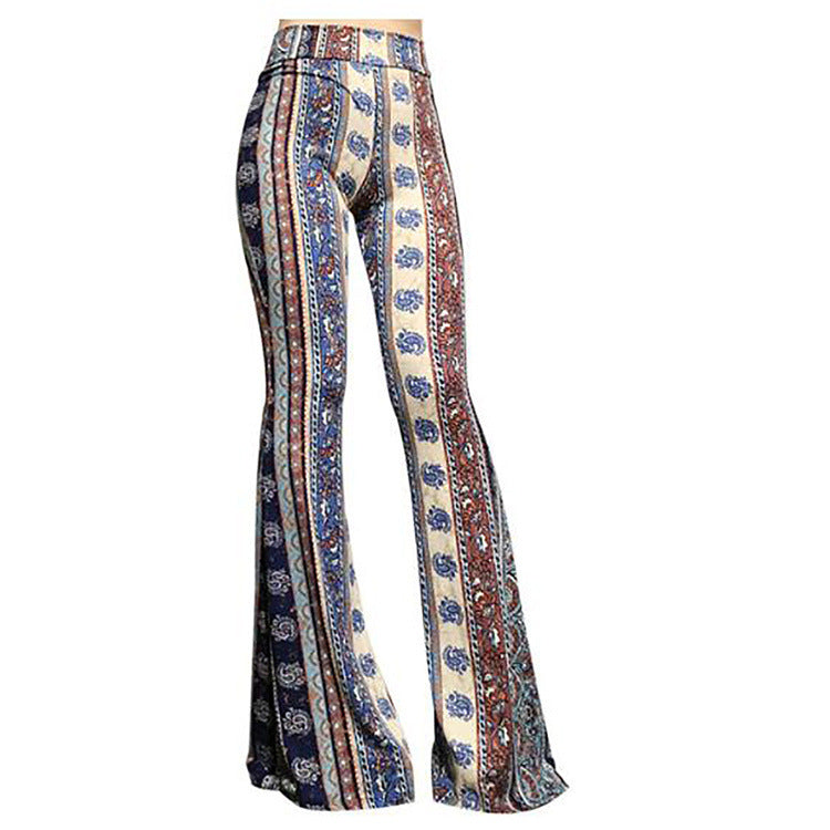 Women’s Yoga Flare Pants – High-Waist Wide-Leg Bell-Bottoms, Soft Stretch