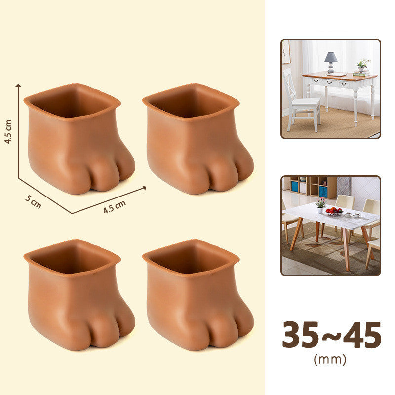 Silicone Table And Chair Foot Cover Cute Claw Table And Chair Protective Cover