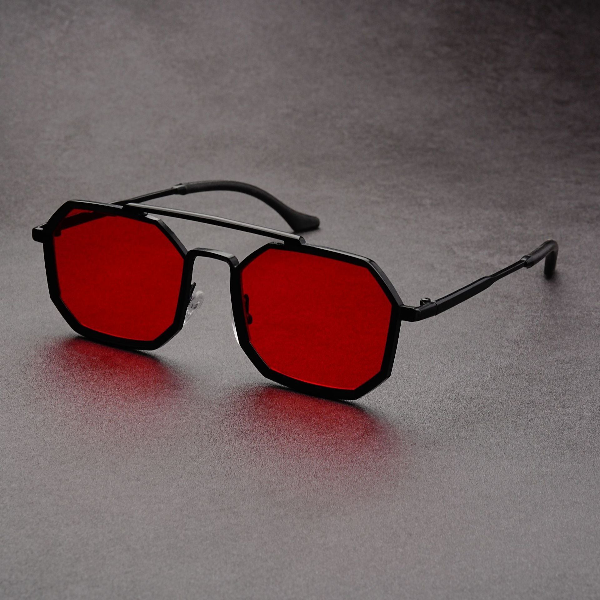 European and American Cyberpunk Double Beam Sunglasses