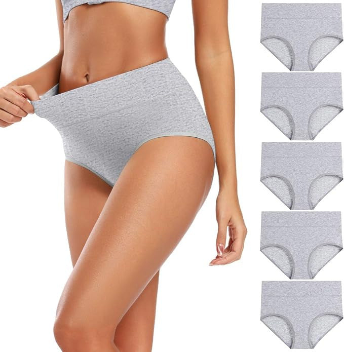 Women’s High-Waist Shaping Underwear – Control Briefs (Plus Size)