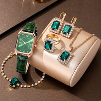 Green five piece set