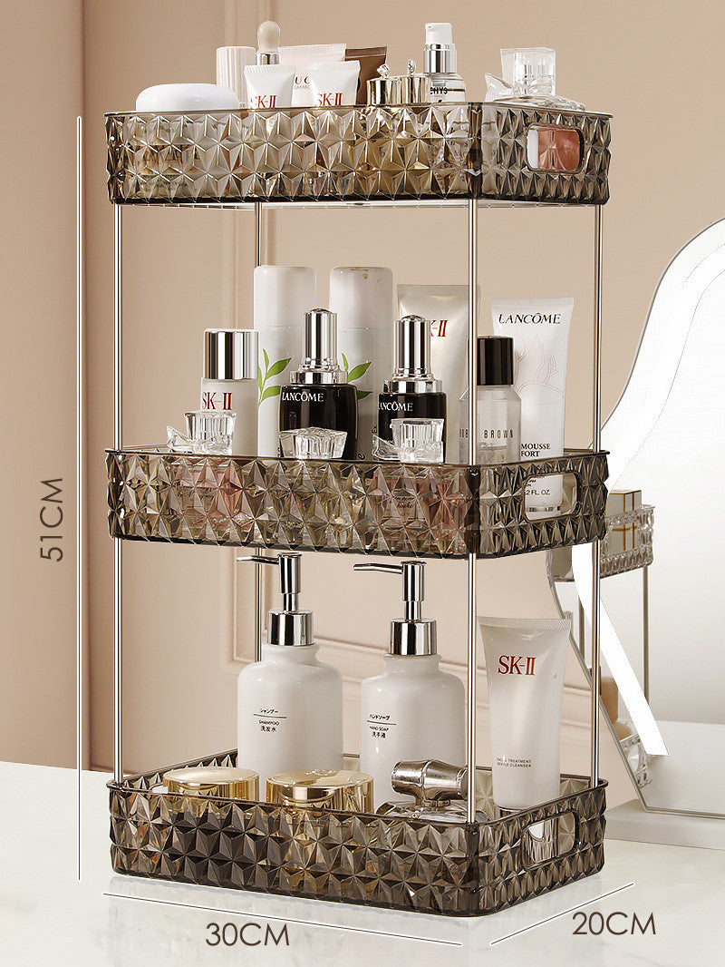 Light Luxury Bathroom Floor Trolley – Mobile Gap Storage Rack
