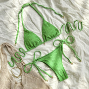 Women's Bikini Swimsuit Set – Polyester Bra & Briefs