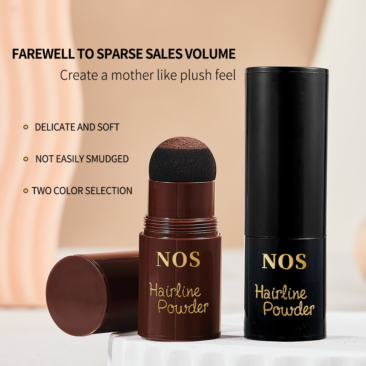 Portable Waterproof Hairline Filling Powder Stick