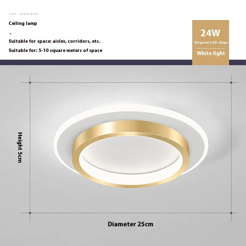 Led Hallway Light Entrance Foyer Nordic Simple Corridor Aisle Light Ceiling Luminaire Surface Mounted Luminaire