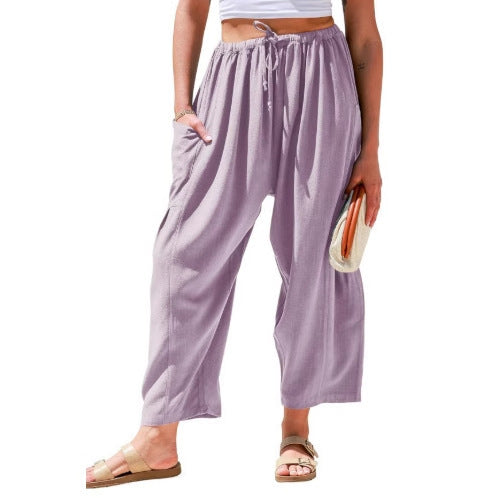 Women’s Wide Leg Drawstring Pants – Street Style Essentials