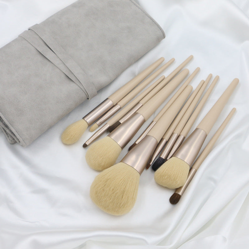 12-Piece Makeup Brush Set – Essential Eye & Face Brushes Kit