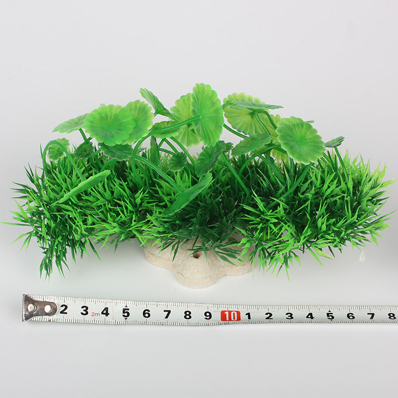 Water Plant Decoration Simulation Water Plant Fish Tank Aquarium Landscaping Green Grass Bean Seedlings
