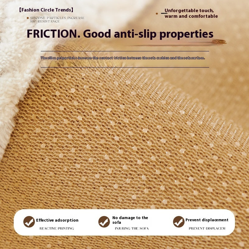 Heavy Weight Shu Cotton Velvet Anti-scratching Sofa Cover