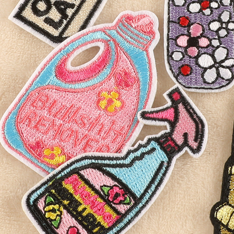 Computer Embroidery Label Patch – Small Badge for Clothing and Accessories