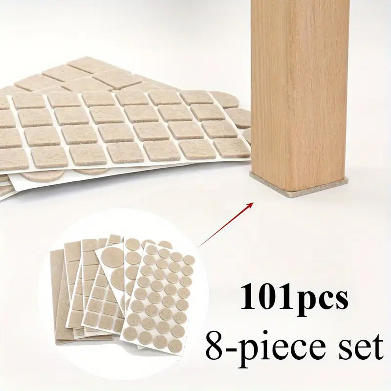 Self-adhesive Felt Chair Mats Anti-collision