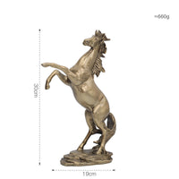 Imitation bronze standing hors