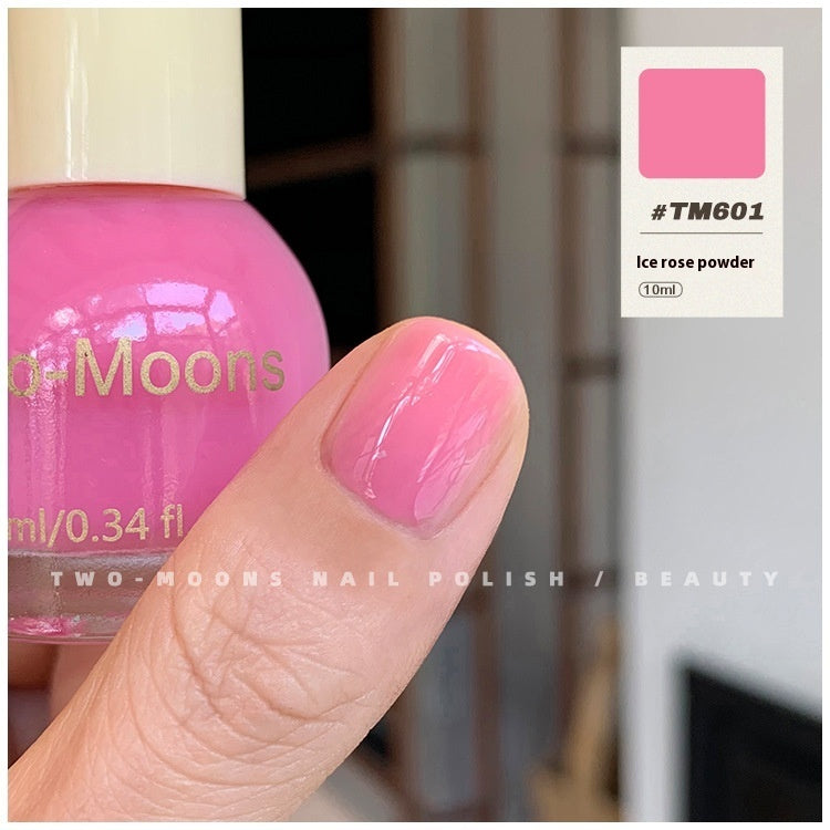 Pure Color Sequins Nail Polish Baking-free And Tear-free