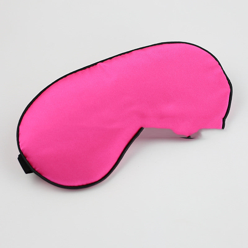 1Pc Silk Sleep Eye Mask – Padded Travel Blindfold for Relaxation & Shade Cover