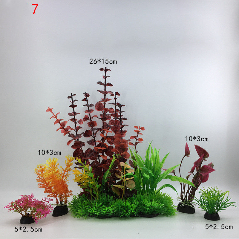Fish Tank Decoration Simulation Water Plant Aquarium Landscaping