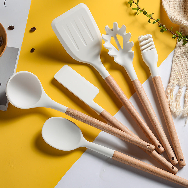 Multi-Functional Non-Stick Silicone Spatula Spoon – Heat Resistant & Gentle on Cookware