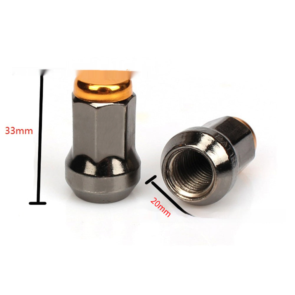 PU Car Outer Seven-angle Wheel Hub Screw