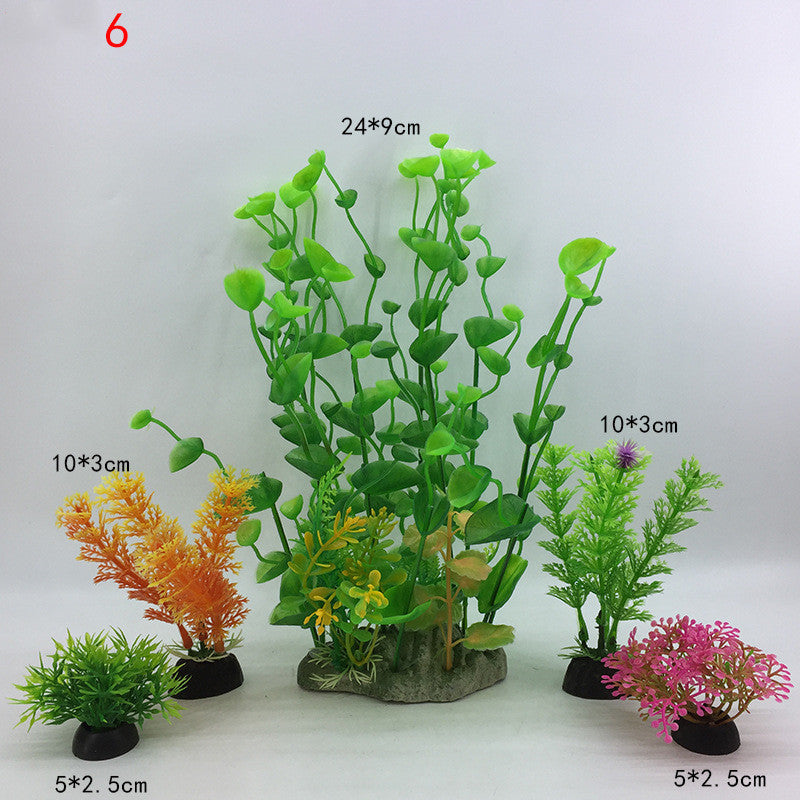 Fish Tank Decoration Simulation Water Plant Aquarium Landscaping