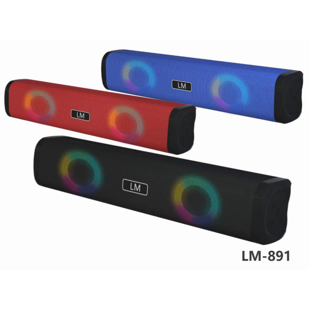 Kitchen Bluetooth Speaker With USB TF Card LED Lights
