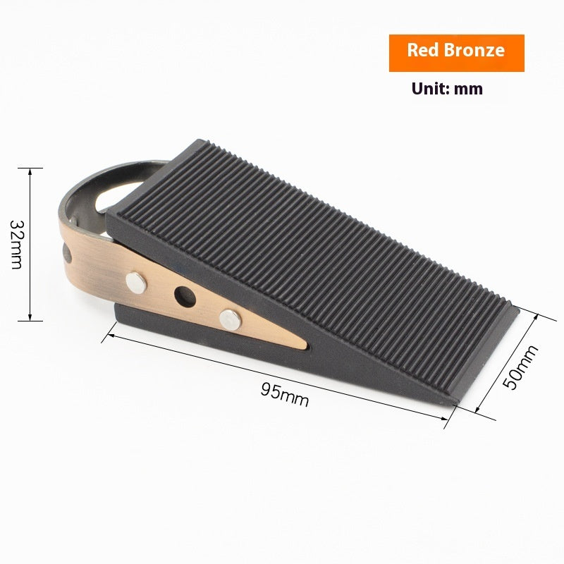 Thick Stainless Steel Top Removable Door Stopper