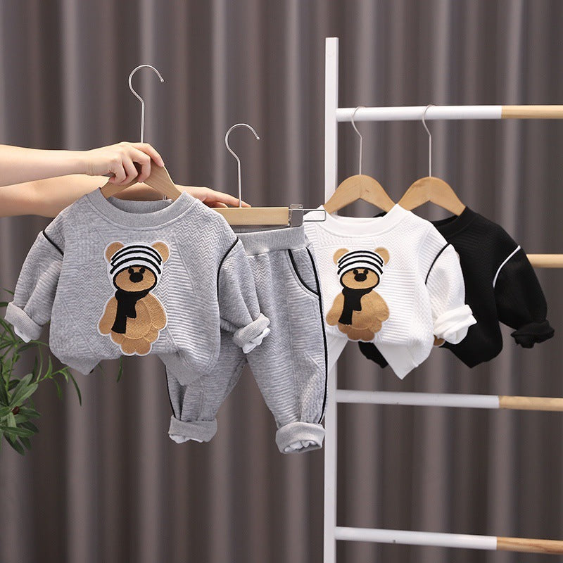 Unisex Hooded Long Sleeve Elephant Cotton Kids Top