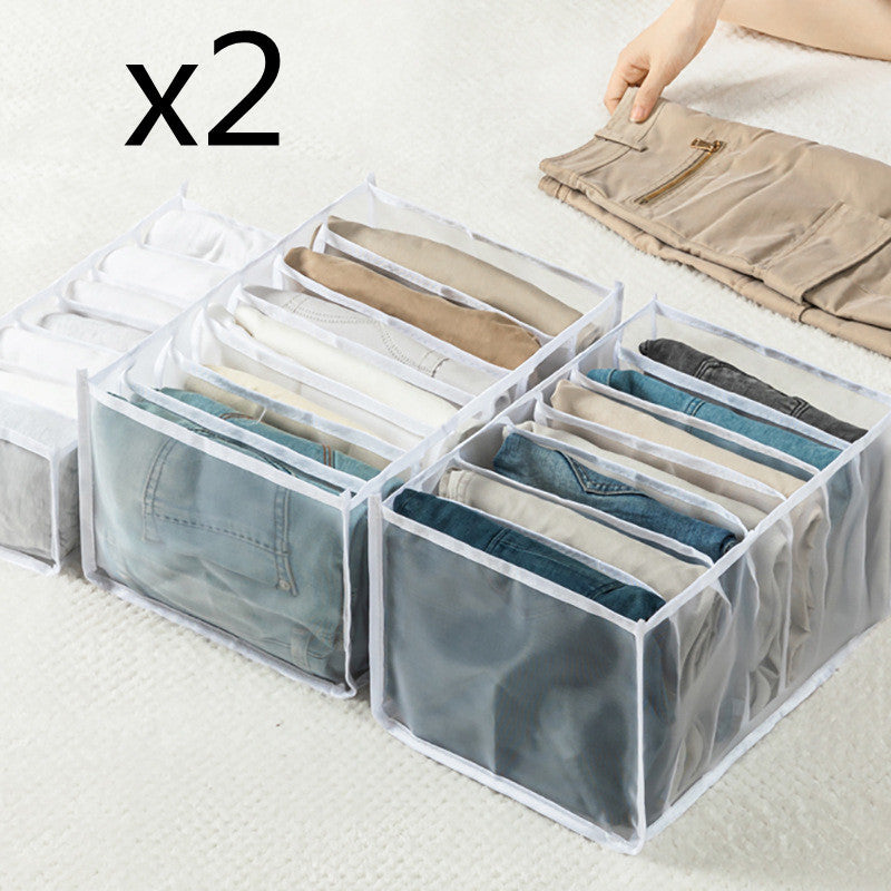 Clothes Storage Box Drawer Divider Bag Mesh