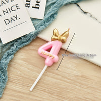 Pink Bow Candle 4