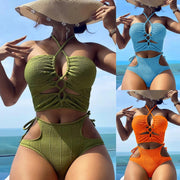 Women’s Strappy Bikini Set – Beach Swimwear