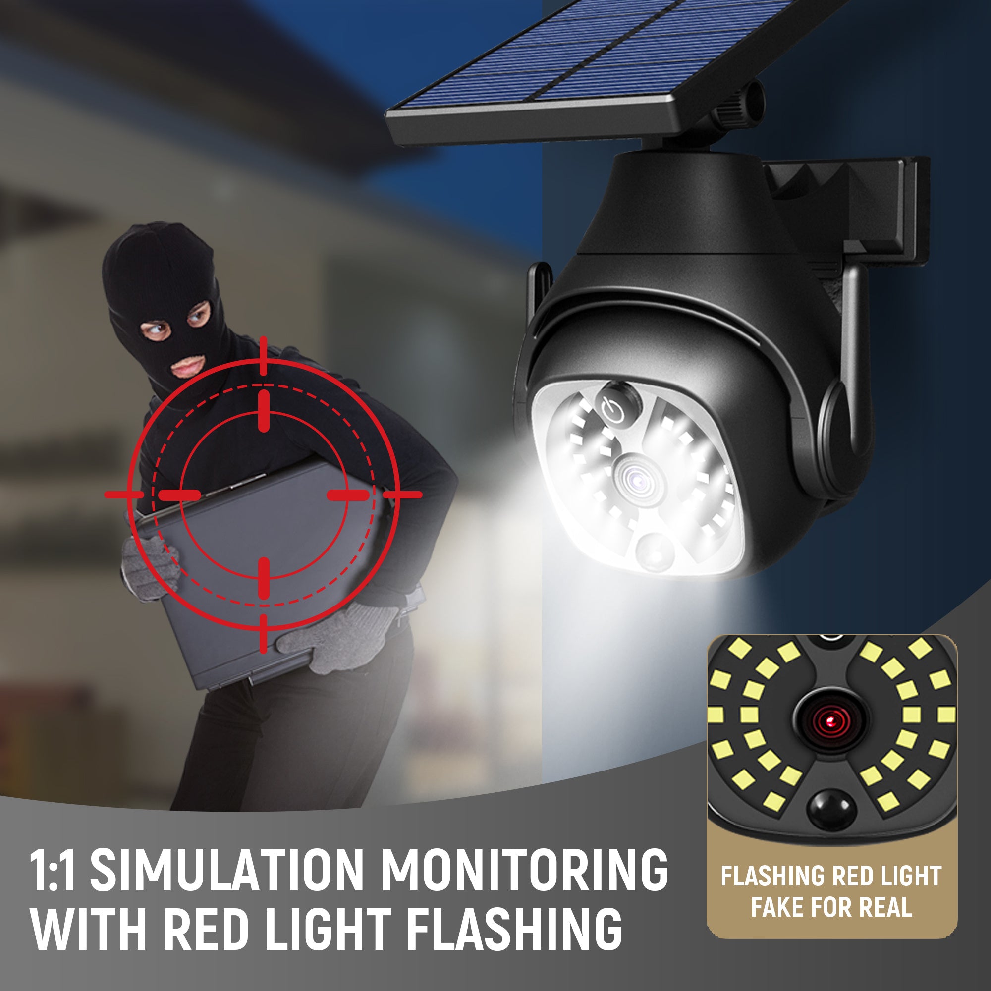 Solar Powered Outdoor Courtyard Light – Waterproof Human Sensing Solar Wall Lamp for Balcony & Street Lighting