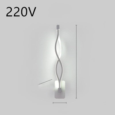 Silicone Shade LED Bedside Wall Lamp Button Switch