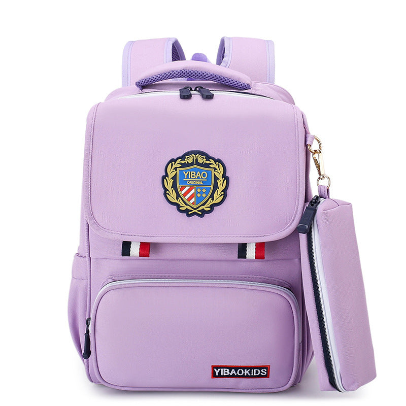 Japanese Style Unisex Kids Nylon School Backpack Durable