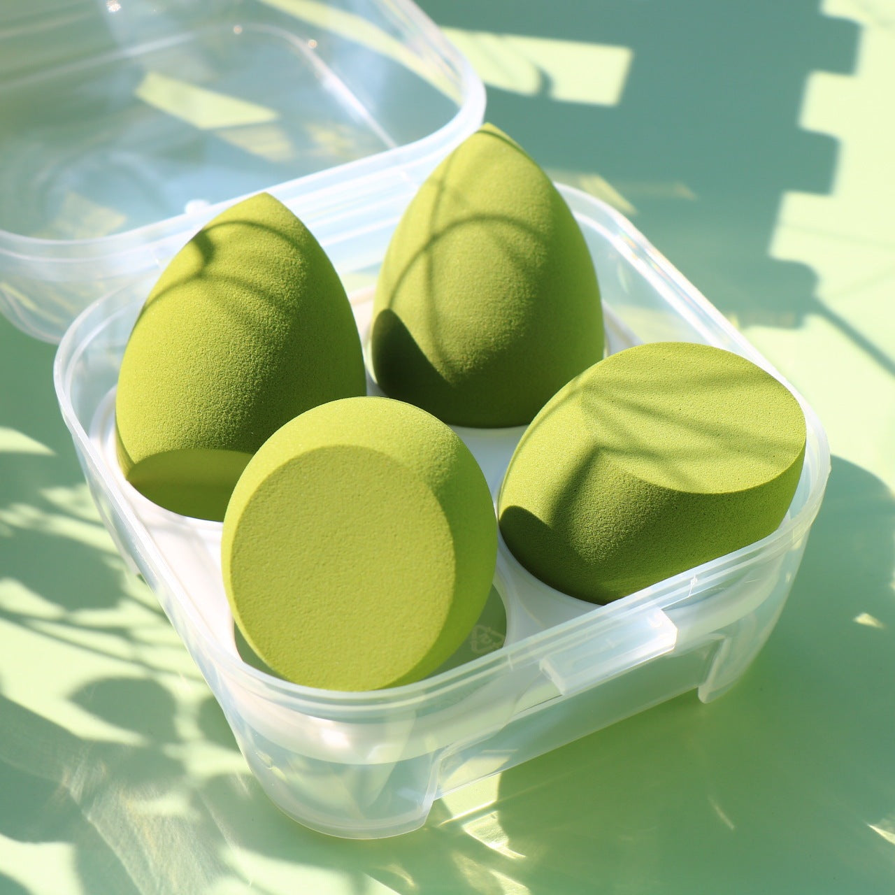 Hydrophilic Beauty Blender Sponge Set – Soft, Rebound Makeup Eggs in 4 or 8-Piece Sets
