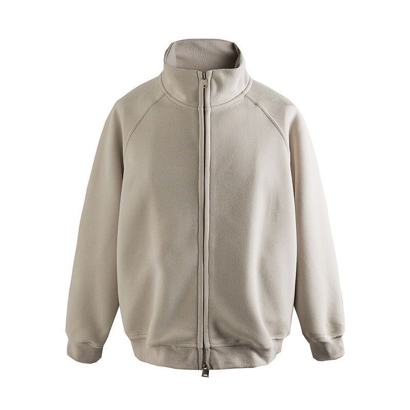 Long Sleeve Retro Top Simple Casual Coat