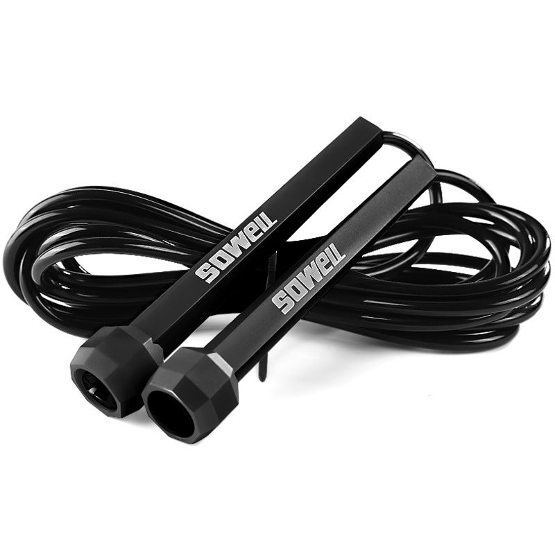 Adjustable Speed Skipping Rope – CrossFit & Boxing Jump Rope (Red/Black)