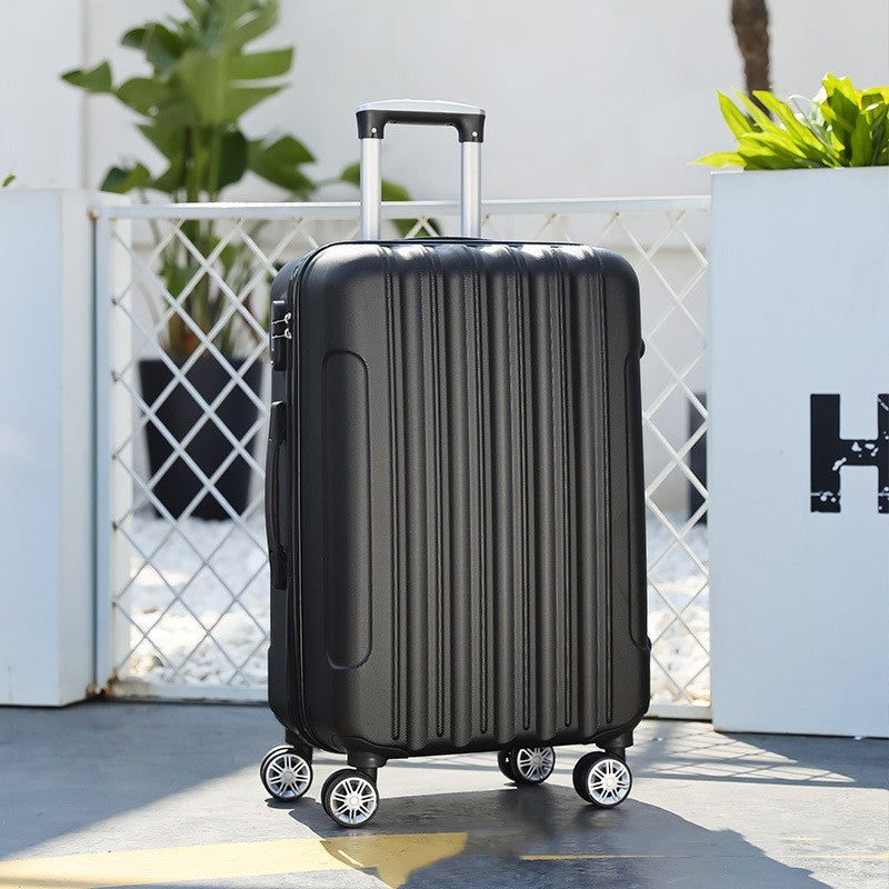 Unisex ABS Hard Shell Travel Luggage Case Solid Blue