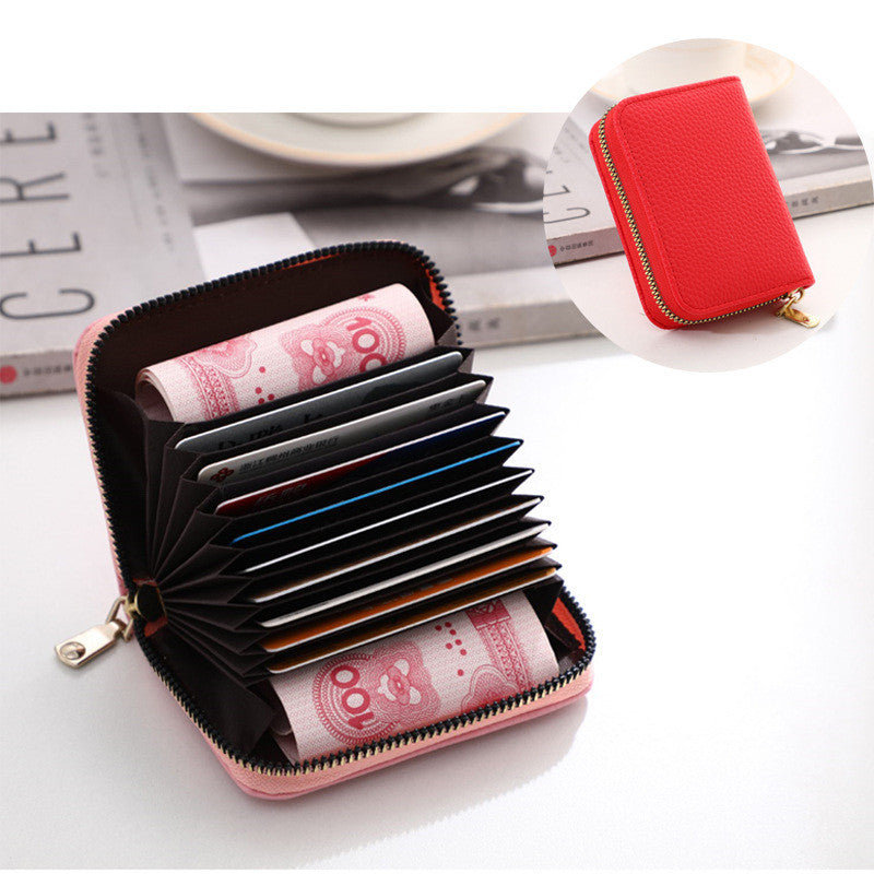 Women's Organ Card Holder Multi-card Rfid
