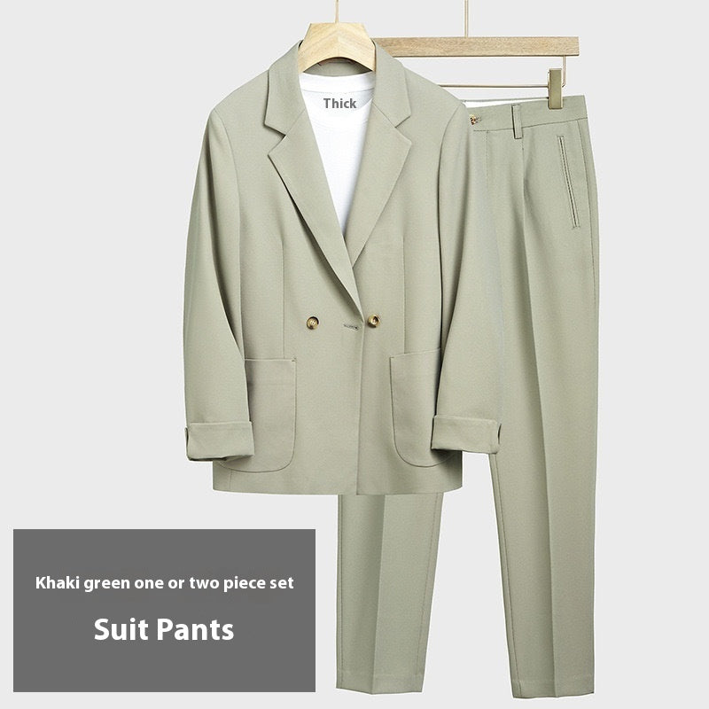 Japanese Style Draping Casual Suit Men's Loose