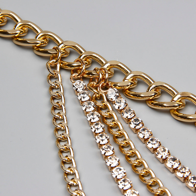 Women's Summer Multi-Layer Gold Waist Chain for Jeans and Streetwear