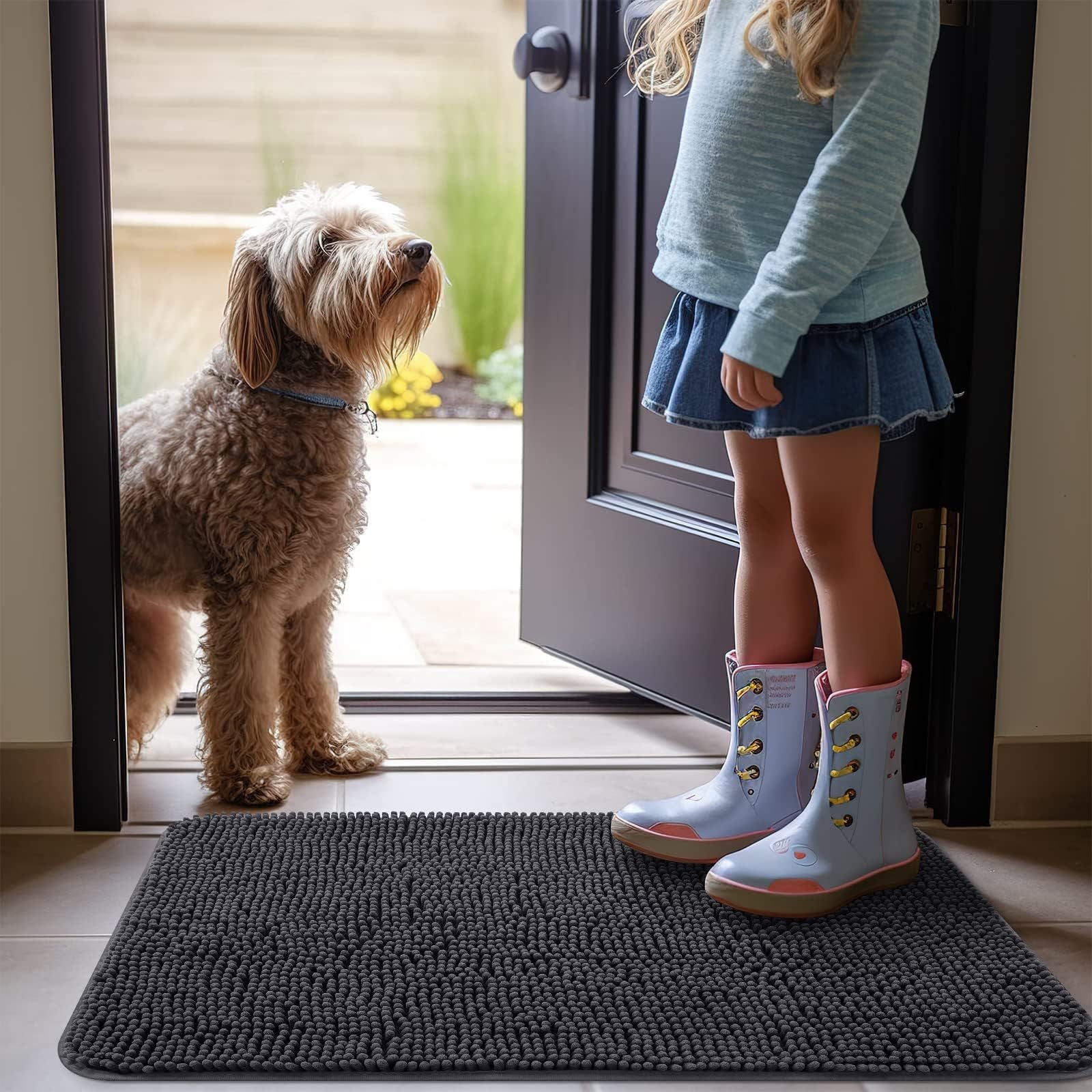 Pet Non-Slip Bathroom Mat – Absorbent Bathroom Carpet