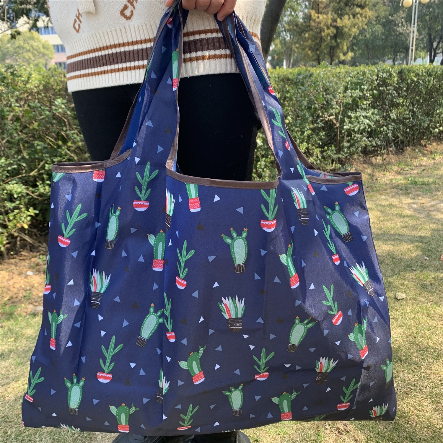 Folding Environment-Friendly Shopping Bag – Reusable & Portable