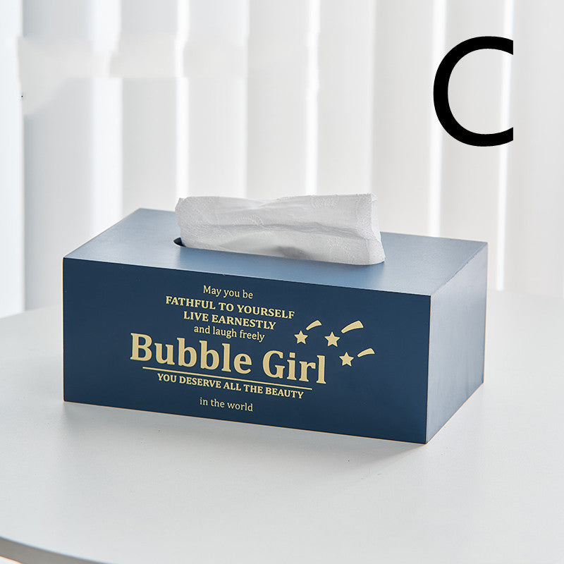 Creative Cute Home Dining Table Living Room Tissue Box Desktop Paper Storage