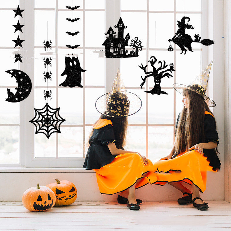 Halloween Decoration Garland Hanging Spider Female