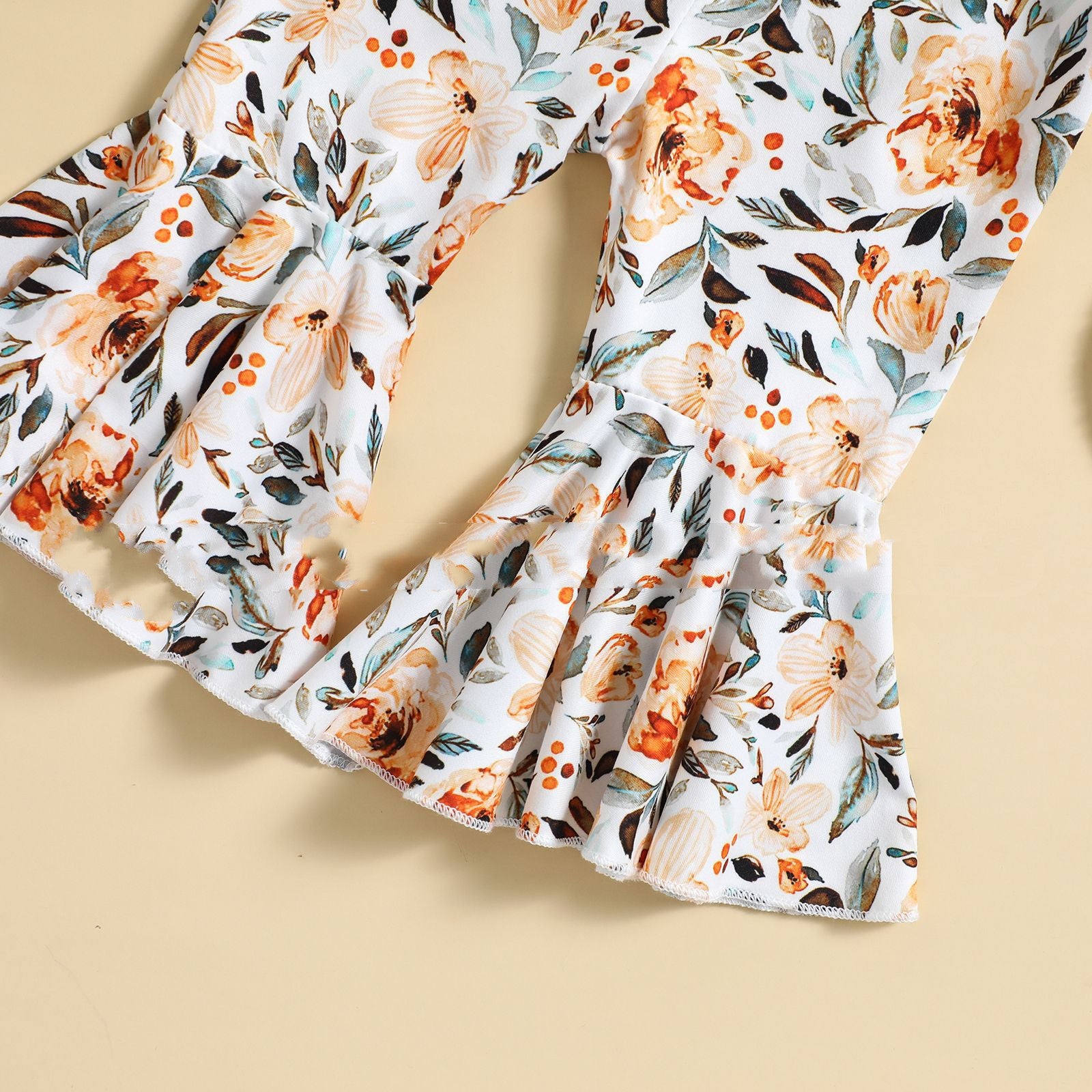 Fashion Personalized Printed Trousers Girls' Suit