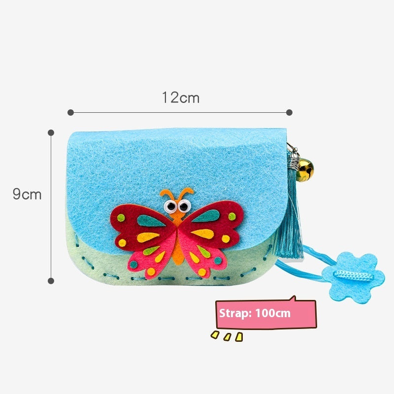 Cartoon Non-Woven Bag DIY Craft Kit – Kindergarten Educational Paste Toy Set