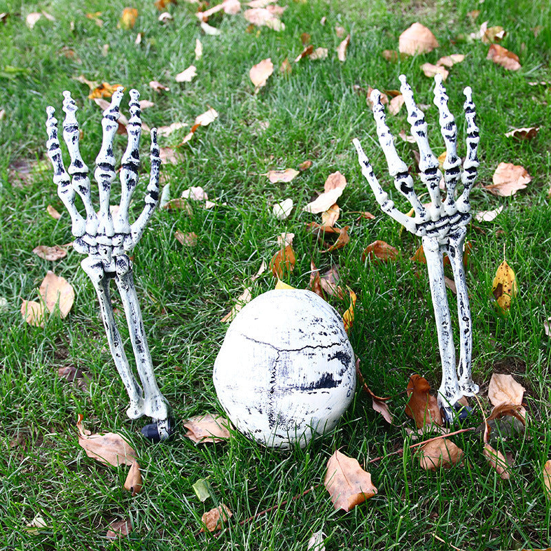 Halloween Skeleton Set – Realistic Simulation Props for Ghost Festival and Haunted House Decorations