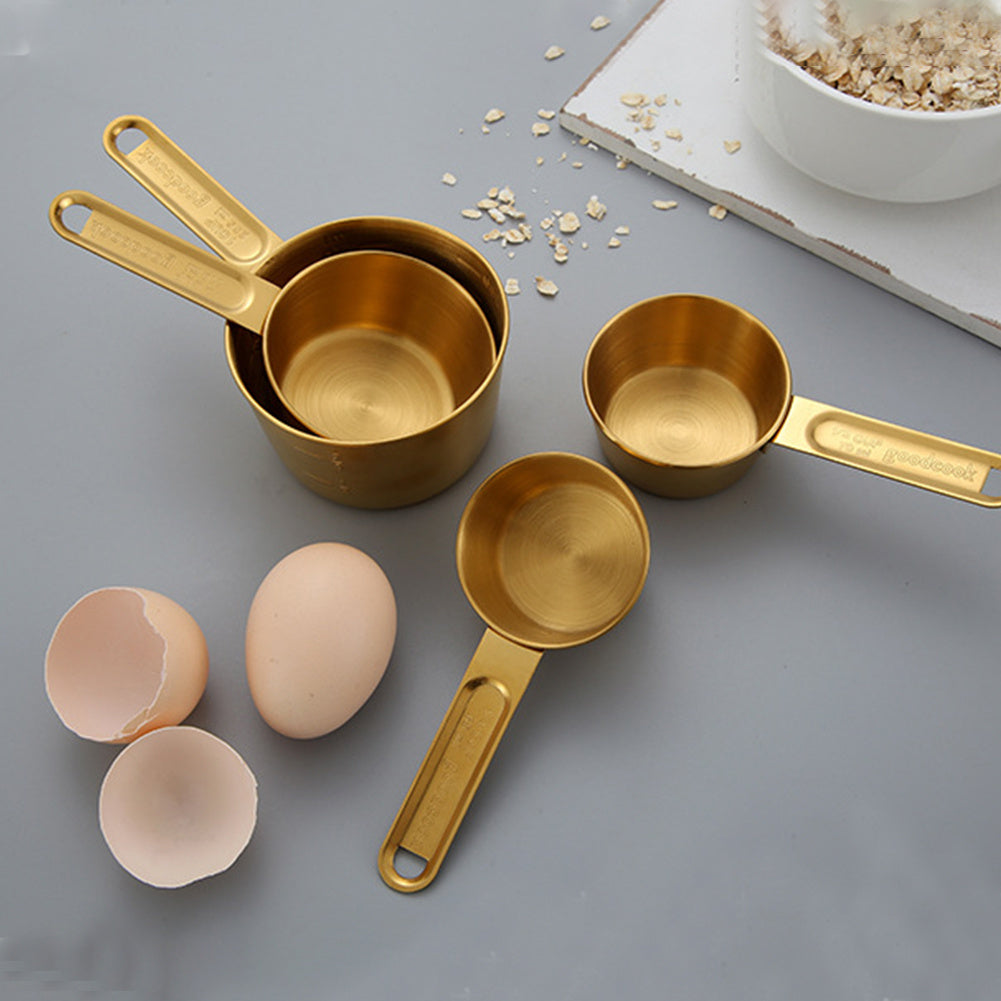 Stainless Steel Measuring Spoons – Kitchen & Coffee Scoop Set