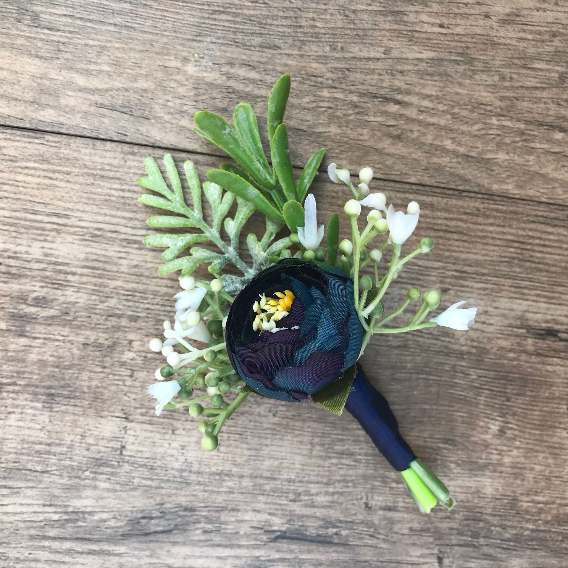 Fabric Bride And Groom Corsage Rose