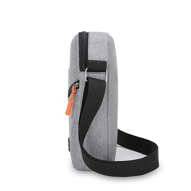 Men's One Shoulder Nylon Crossbody Backpack Slim Travel
